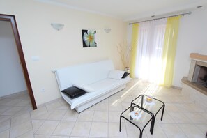 Apartment, Terrace (Biba) | Living area - Apartments Dujmovic (Rovinj)