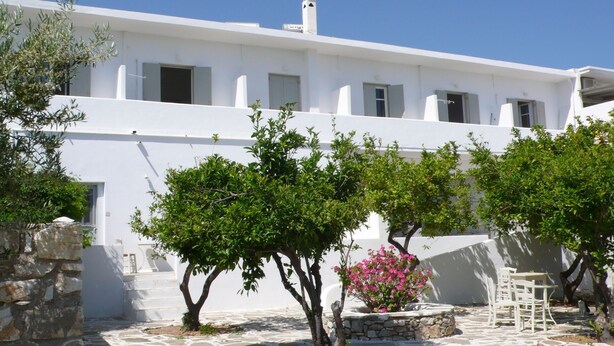Front of property - Anezina Hotel (Paros)