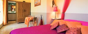 Individually decorated, individually furnished, desk, blackout curtains
