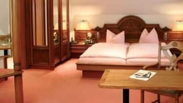 Desk, blackout drapes, free cribs/infant beds, free WiFi