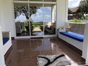 Family Apartment, Multiple Beds, Non Smoking, Beach View | Balcony