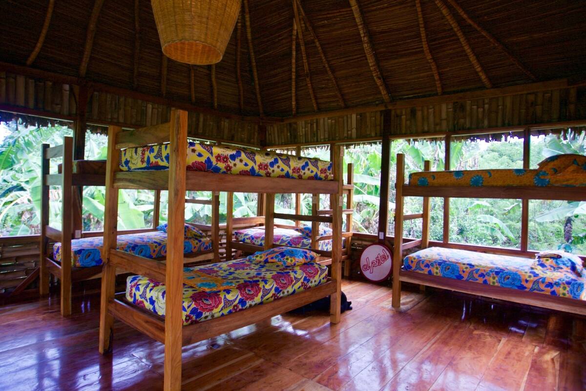 Shared Dormitory, Lake View, 4 Bunk Beds for 8 Guests (Each bed requires its own reservation). 