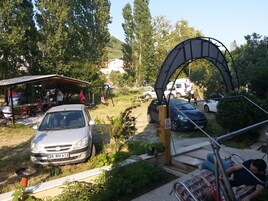 Standard Quadruple Room, Garden View | Living area | 82-cm flat-screen TV with satellite channels, LED TV, iPod dock