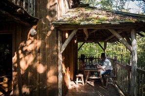Ferienhütte (Aux Terrasses) | Terrasse/Patio