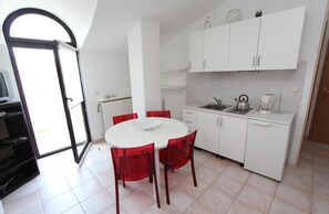 Apartment, 2 Bedrooms, Balcony | Private kitchen | Fridge, stovetop, coffee/tea maker, electric kettle - Apartments Milena (Rovinj)