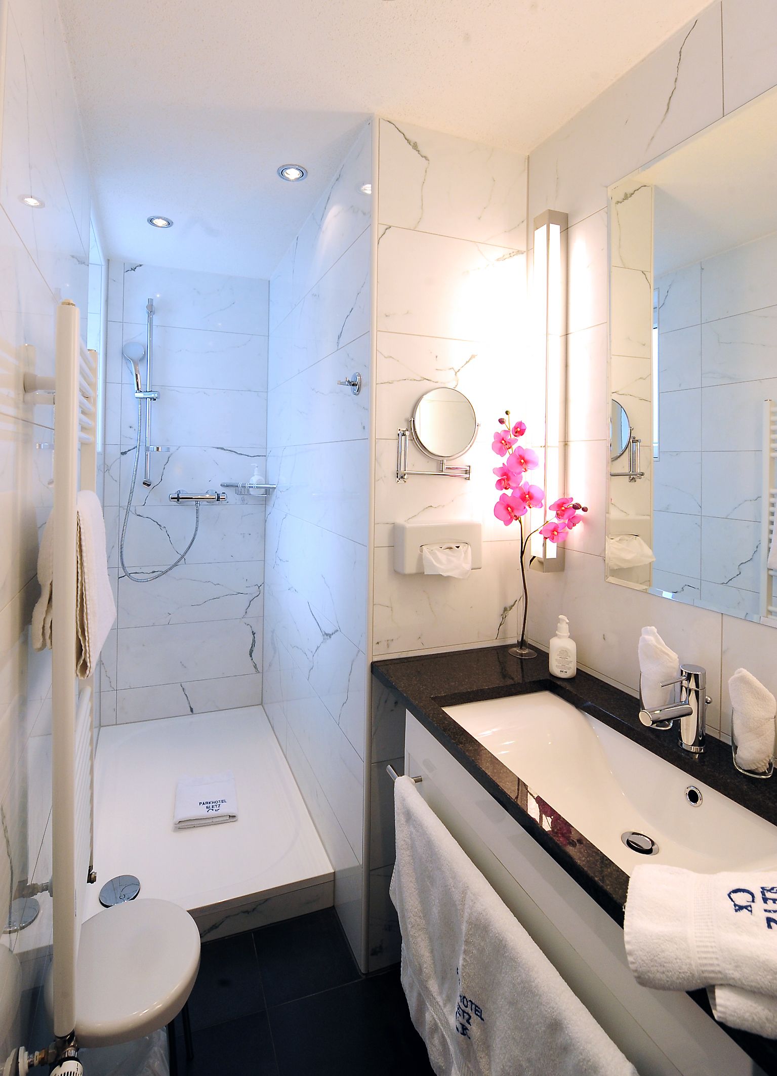 double room | bathroom | bathrobes, towels