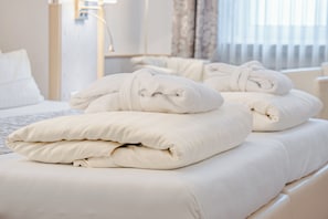 Double Room | Minibar, in-room safe, desk, iron/ironing board