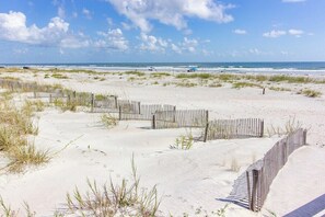 Accommodatie ligt op het strand