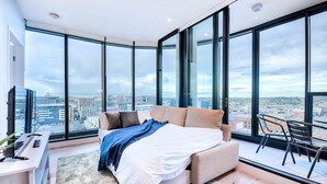 Deluxe-Apartment, 2 Schlafzimmer | Wohnzimmer