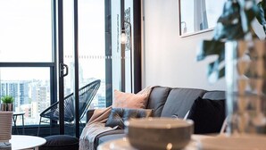 Appartamento Deluxe, 1 camera da letto | Soggiorno | TV LED