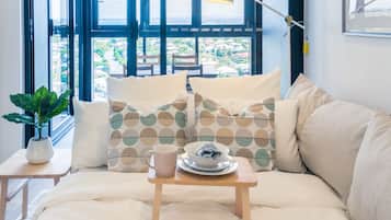 Deluxe Apartment, 1 Bedroom | 1 bedroom, in-room safe, iron/ironing board, free WiFi