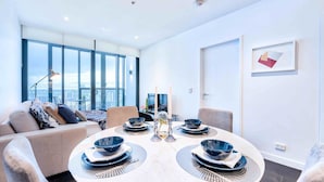 Appartement Deluxe, 1 chambre | Restauration dans la chambre