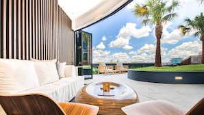 Terrace/patio - Stylish Pad with Balcony & Pool (Fortitude Valley)