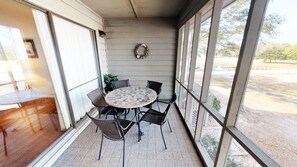 Outdoor dining - CV11B, Scenic Golf Views, Golf Course Condo with a View (Sunset Beach)