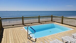 A heated pool - Ocean Serenade | Gulf Front on sought after west end beach. Pool! (Dauphin Island)
