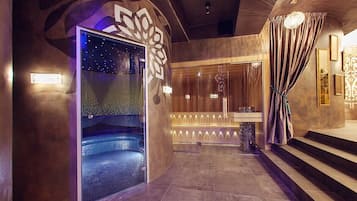 Phòng tắm hơi, bồn tắm thủy lực, phòng xông hơi, massage đá nóng