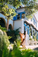 Overnatningsstedets facade