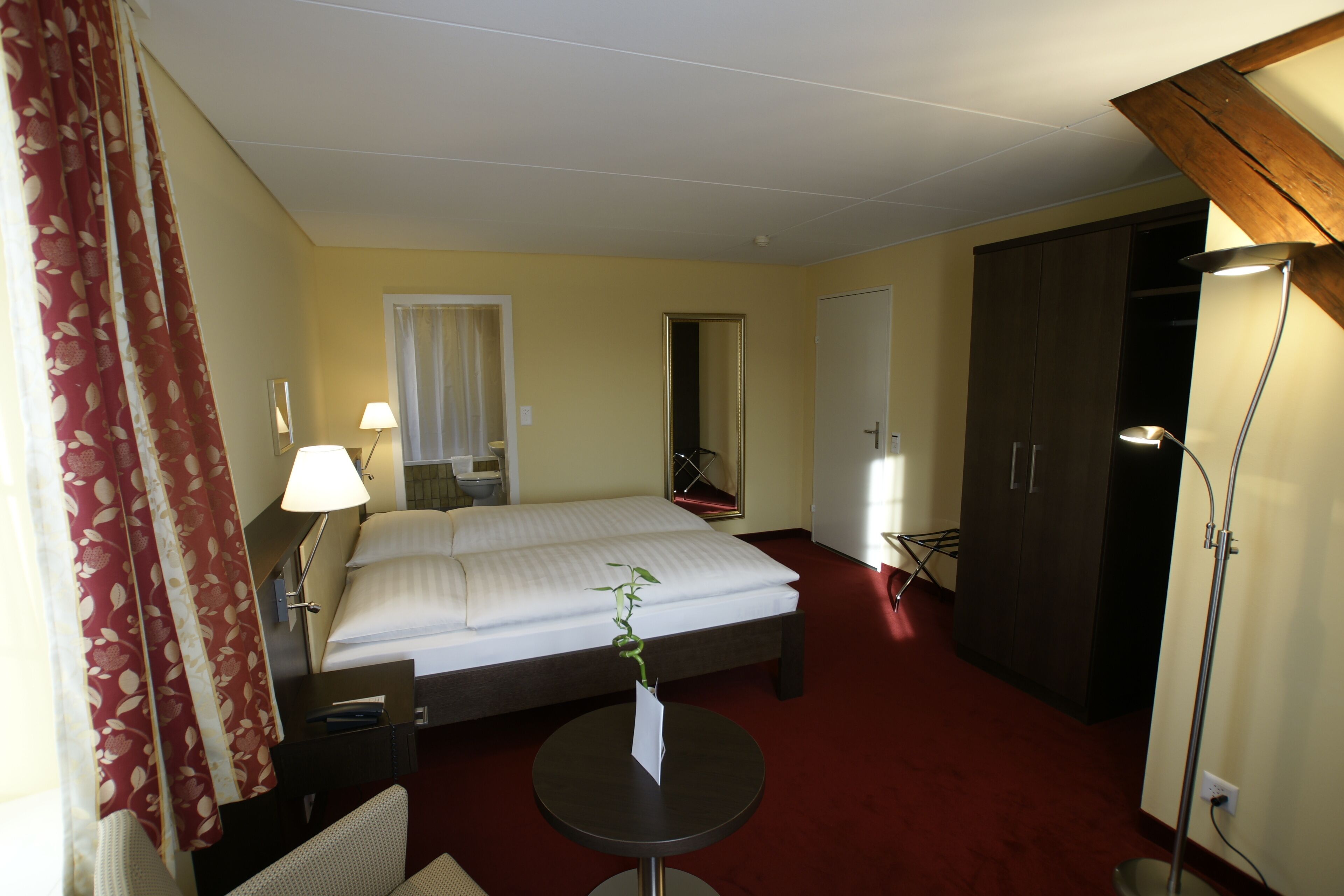 hypo-allergenic bedding, down duvets, free minibar