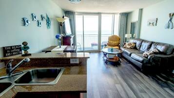 TV, fireplace, DVD player, video library