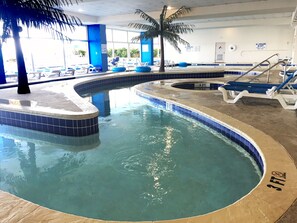 Una piscina riscaldata