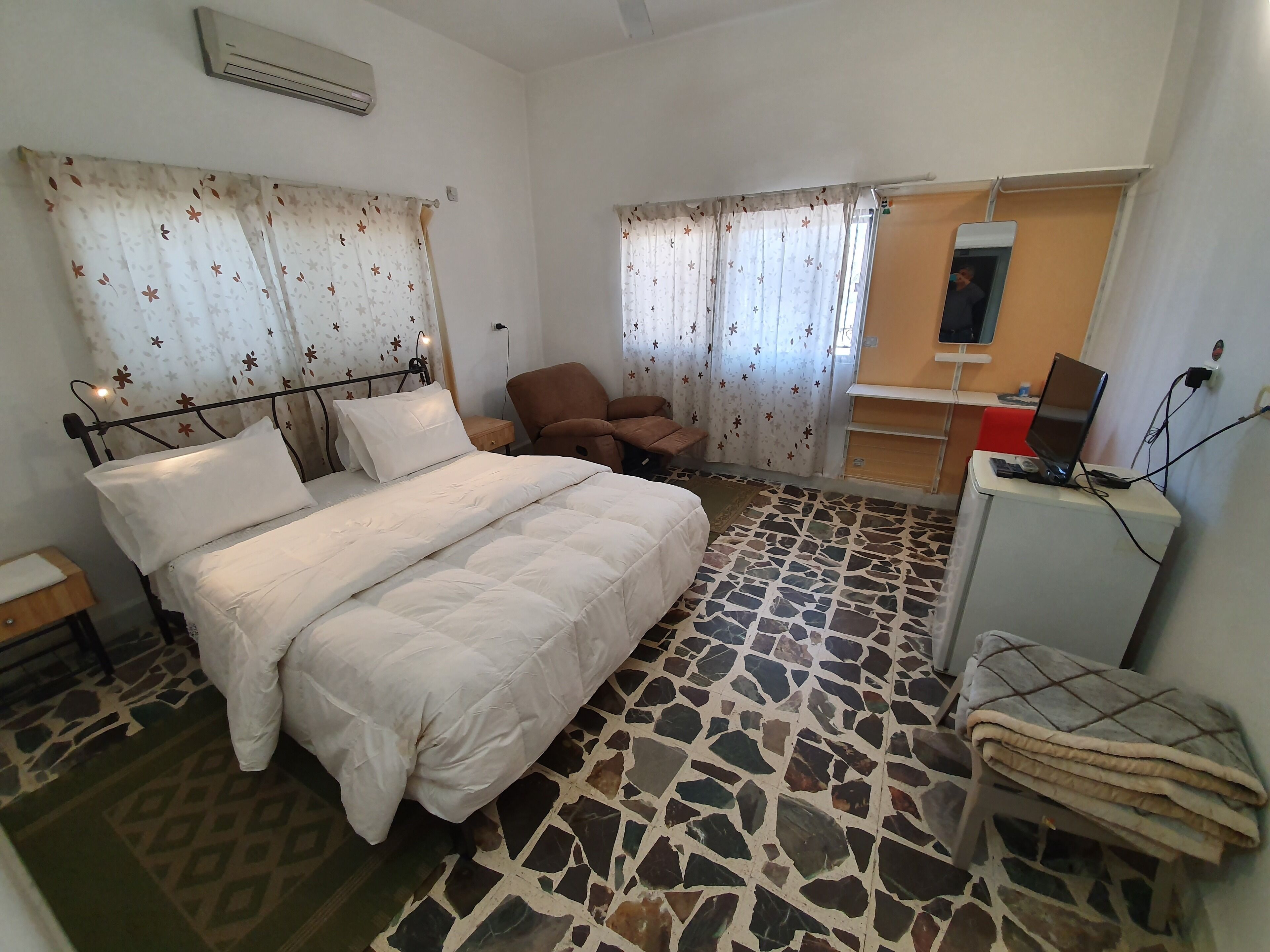 Suite Familiale, 2 chambres, chambres communicantes, vue jardin | Draps en coton égyptien, literie de qualité supérieure, surmatelas