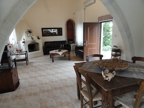Villa, 2 Bedrooms | Living area | LED TV - Villa Arokaria (Faistos)