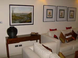 TV, DVD player, stereo
