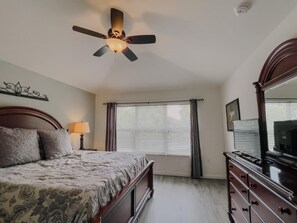 6 bedrooms, iron/ironing board, travel crib, free WiFi