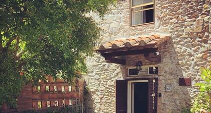 Typical Tuscan holiday home surrounded by greenery
