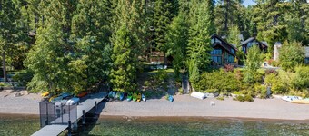 Tahoe Classic-Idyllic Tahoe Lakefront Cabin en la playa!