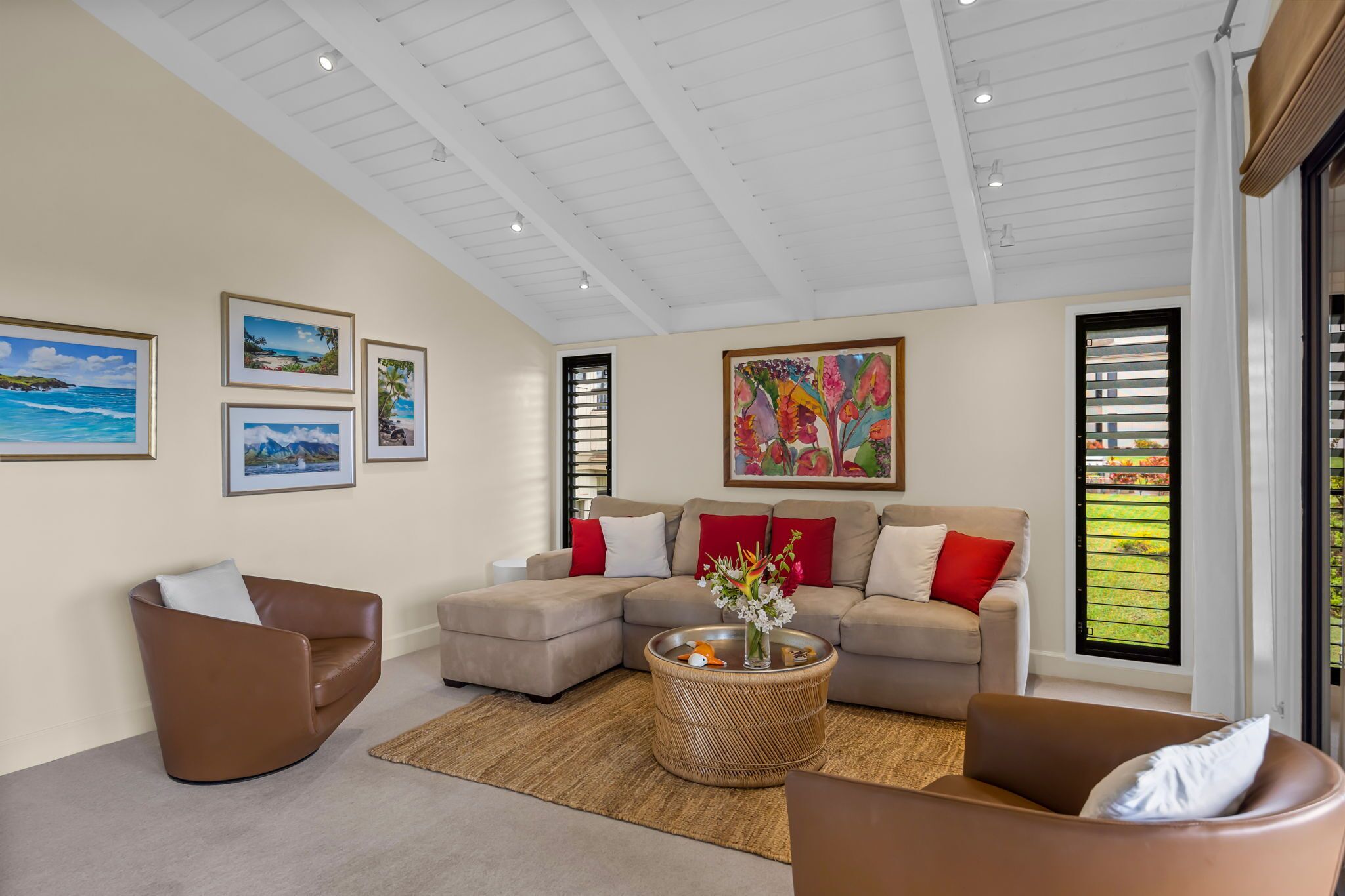 Smart TV, streaming services, stereo, printers