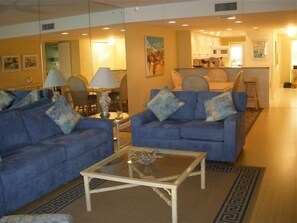 Smart TV, DVD player, books, video library