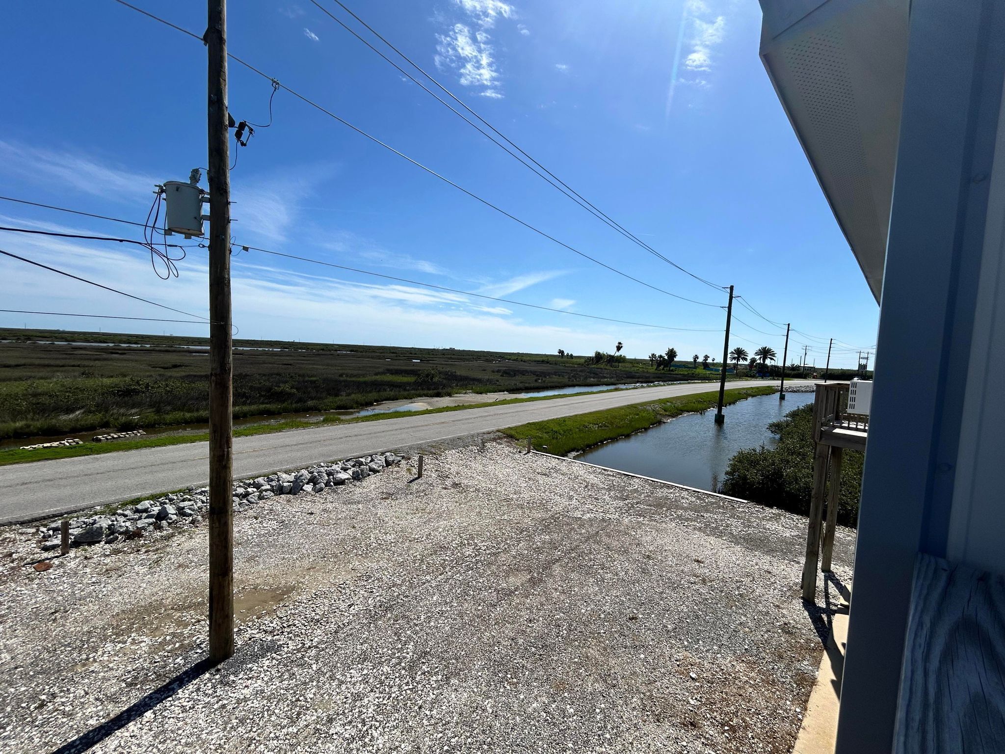 Blick von der Unterkunft