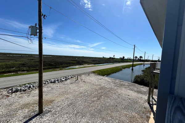 Blick von der Unterkunft