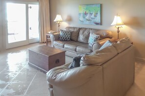 House, Multiple Beds (Two-Bedroom House) | Living area | TV - Needle Rush Point Condos (Pensacola)