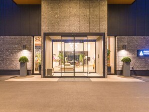 Façade de l’hébergement