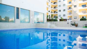 Indoor pool, outdoor pool