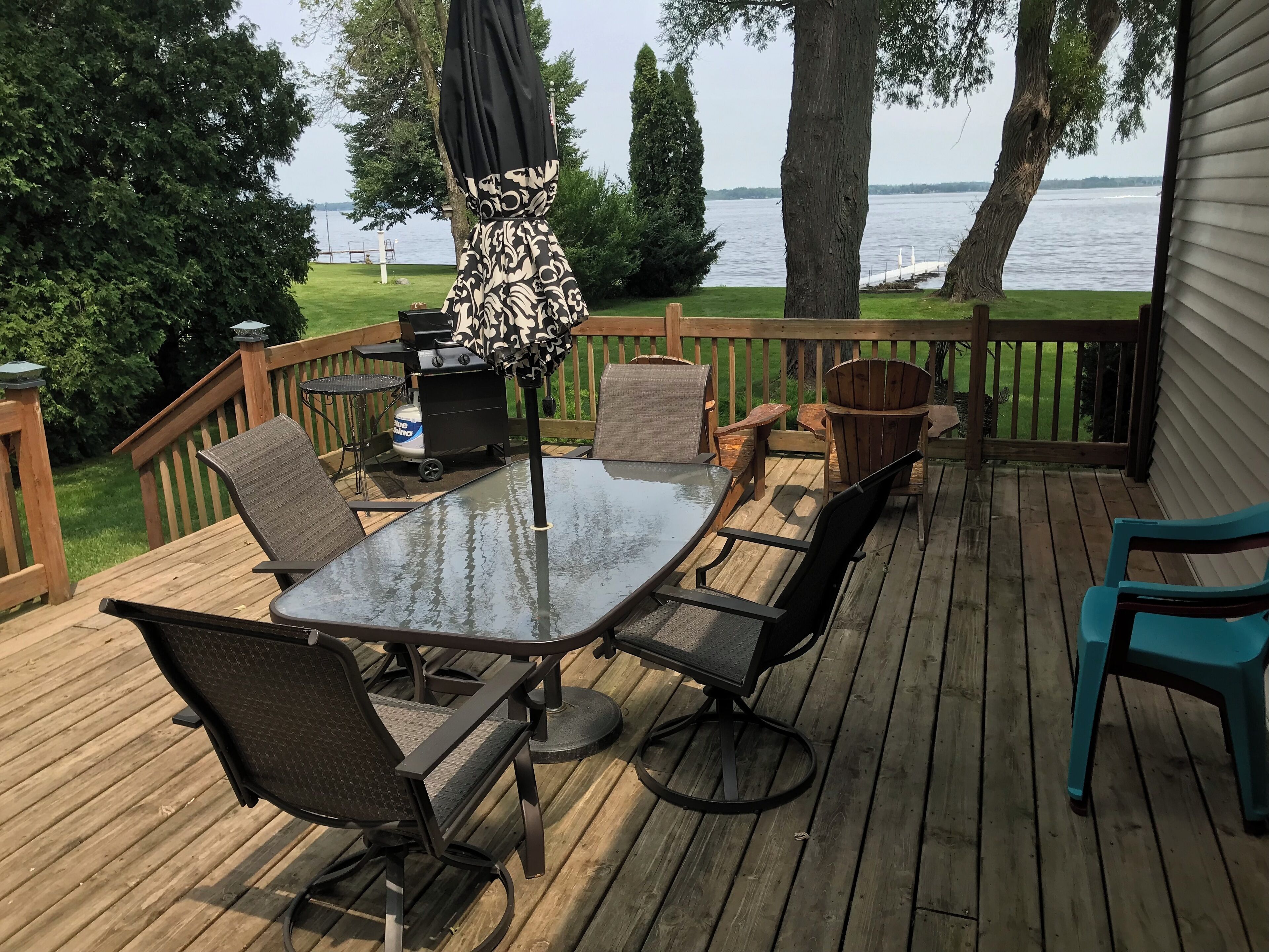 Lake view from deck