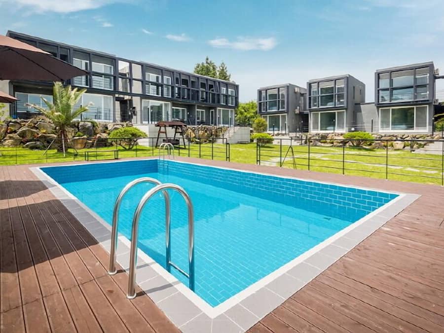 Seasonal outdoor pool