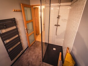 Shower, hair dryer