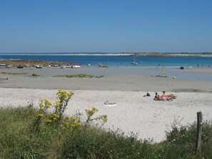 Plage à proximité, chaises longues