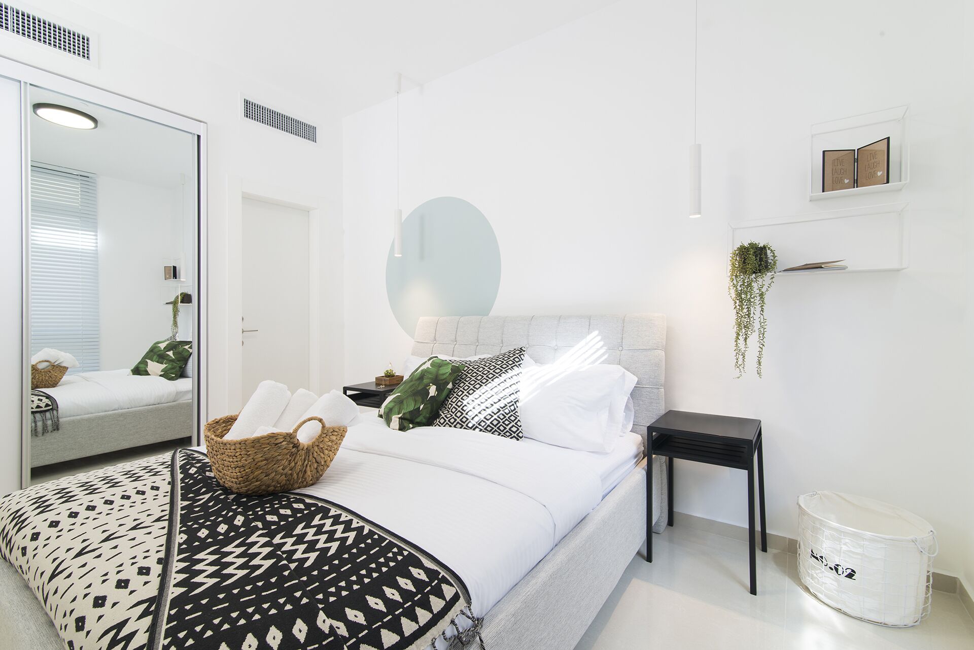 1 多间卧室、熨斗/熨衣板、免费 WiFi、床单