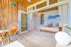 Deluxe Double Room, 1 Queen Bed, Balcony | Egyptian cotton sheets, premium bedding, minibar, in-room safe - Le Cliff Bali (Pecatu)
