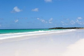 On the beach