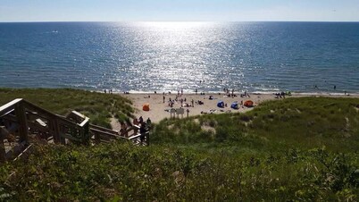 Beach and Lake living right next to Holland State Park