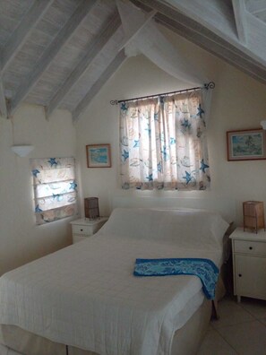 1 bedroom, in-room safe, iron/ironing board, travel cot