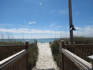 On the beach
