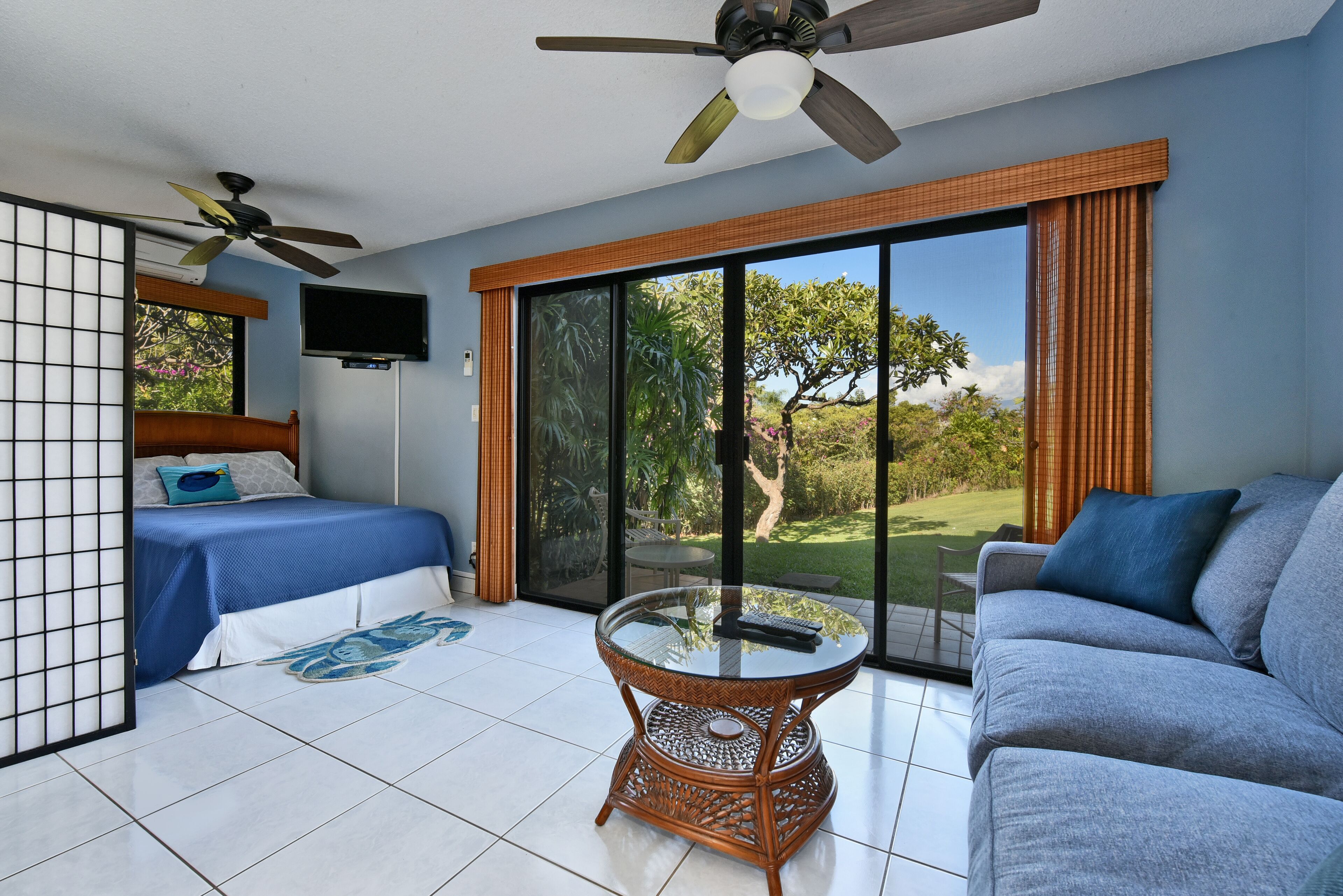 2 bedrooms, in-room safe, iron/ironing board, travel crib