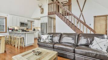 TV connectée, cheminée