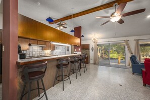 Fridge, microwave, oven, stovetop - Very Private 1-Acre, 4-Bedrooms, 3-Fish Records, 21-Floor to Ceiling Windows (Crosby)